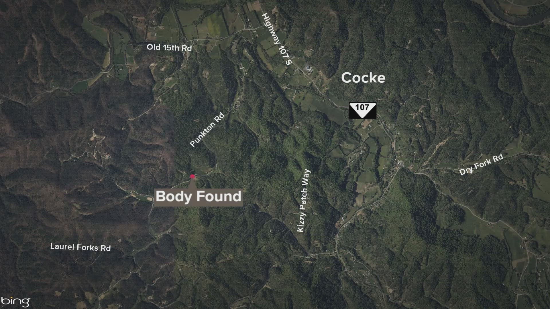 The woman's body was found down an embankment off Punkton Road in Del Rio, according to the Cocke County Sheriff's Office.