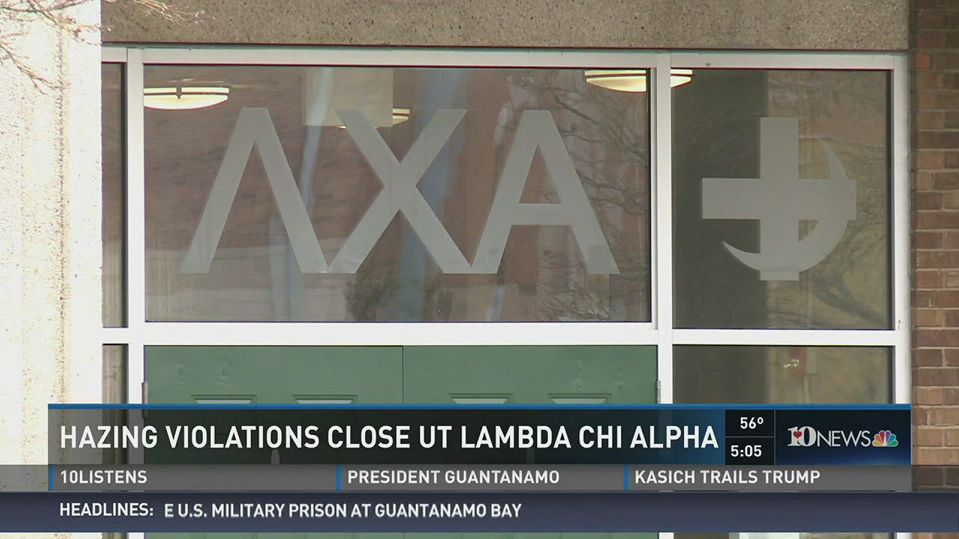 The Lambda Chi Alpha fraternity board of directors voted to suspend operations of the Epsilon-Omicron chapter at the University of Tennessee for hazing violations.