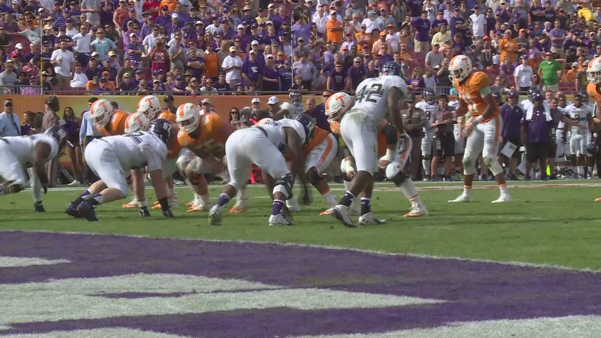 Courtney Lyle reports from Raymond James Stadium in Tampa, where Jalen Hurd's 130 rushing yards were a big part of Tennessee's 45-6 Outback Bowl win over Northwestern.