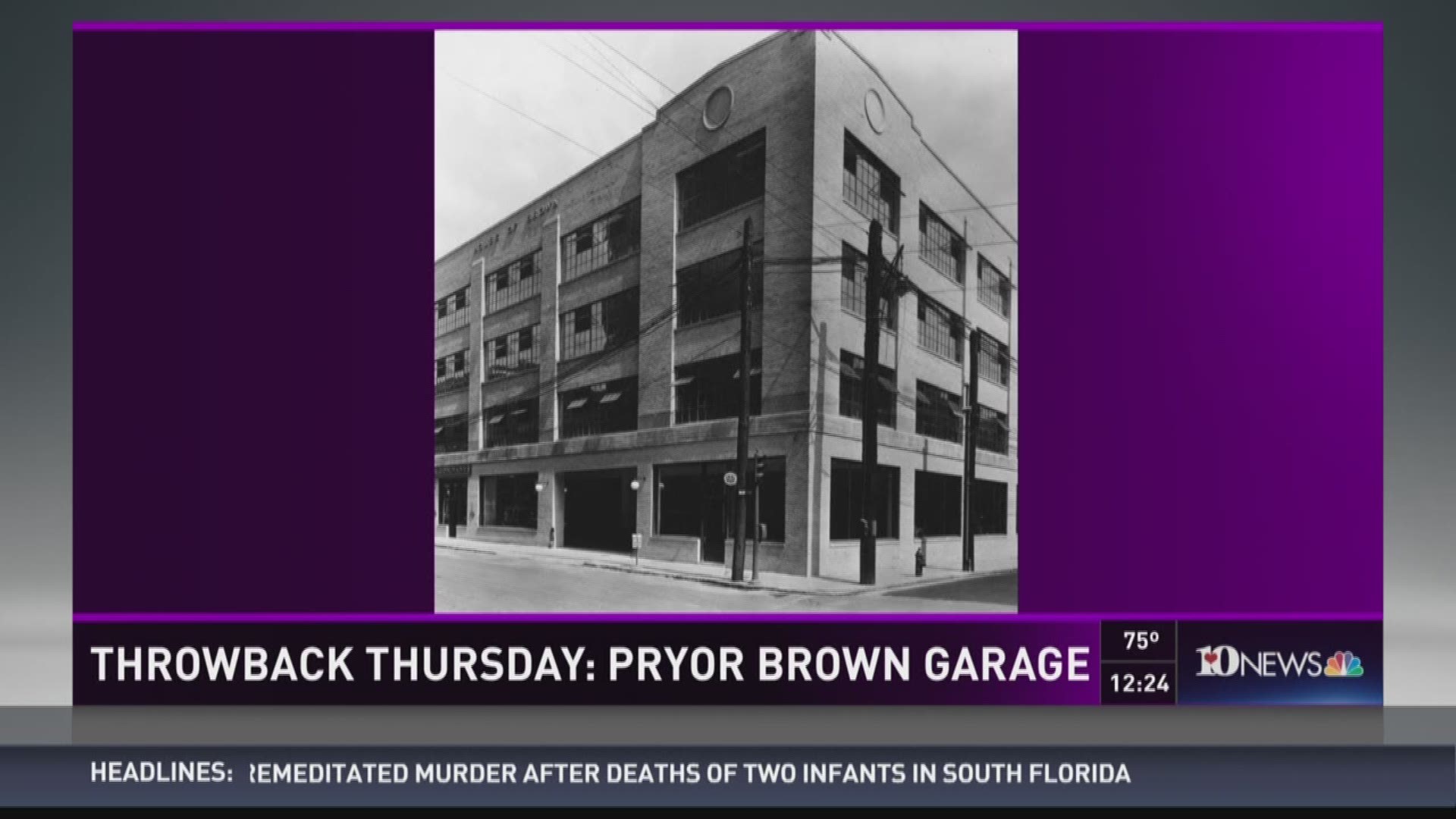 Kim Trent, the executive director of Knox Heritage, joined 10News at Noon to discuss the Pryor Brown Garage.