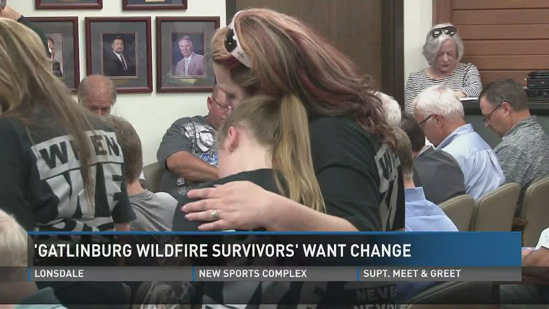 Members of the Gatlinburg wildfire survivors group raised more concerns about ongoing safety and recovery in the mountains.