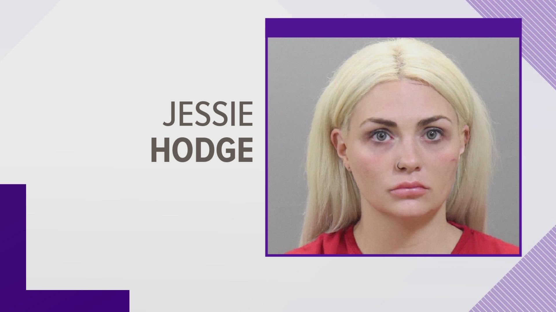 Jessie Hodge, 31, is alleged to have killed Dwight Woods last year.