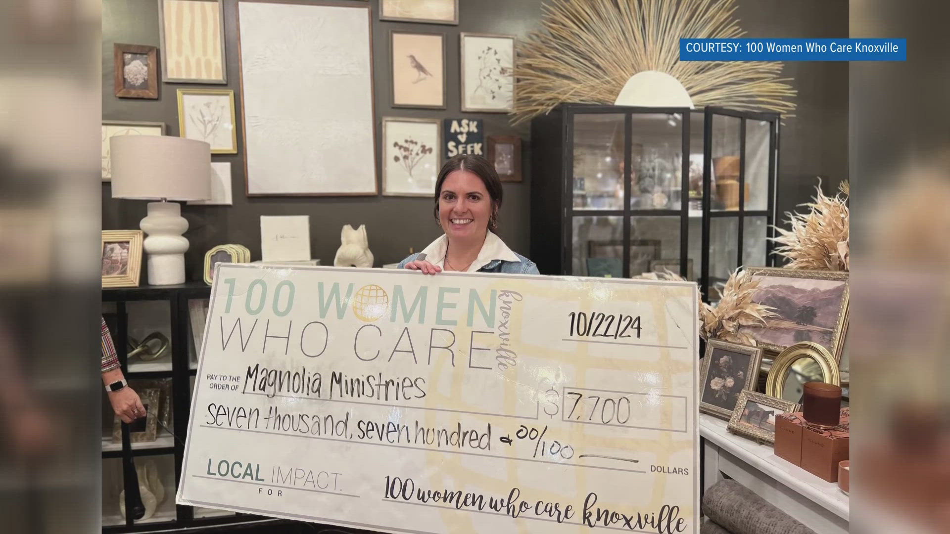 The Knoxville chapter of 100 Women Who Care says they've given away more than $410,000 in donations since 2016.