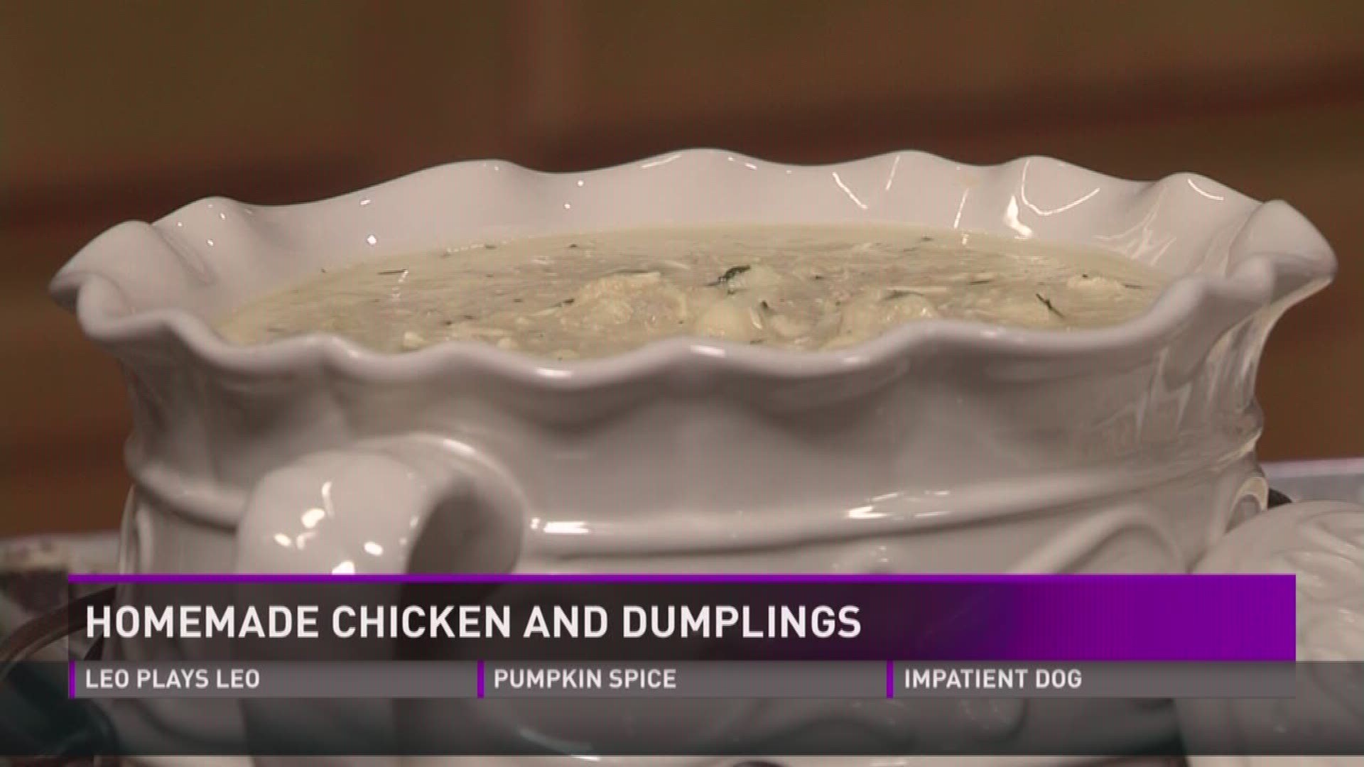 Melissa Graves shows us how to make delicious homemade chicken and dumplings.