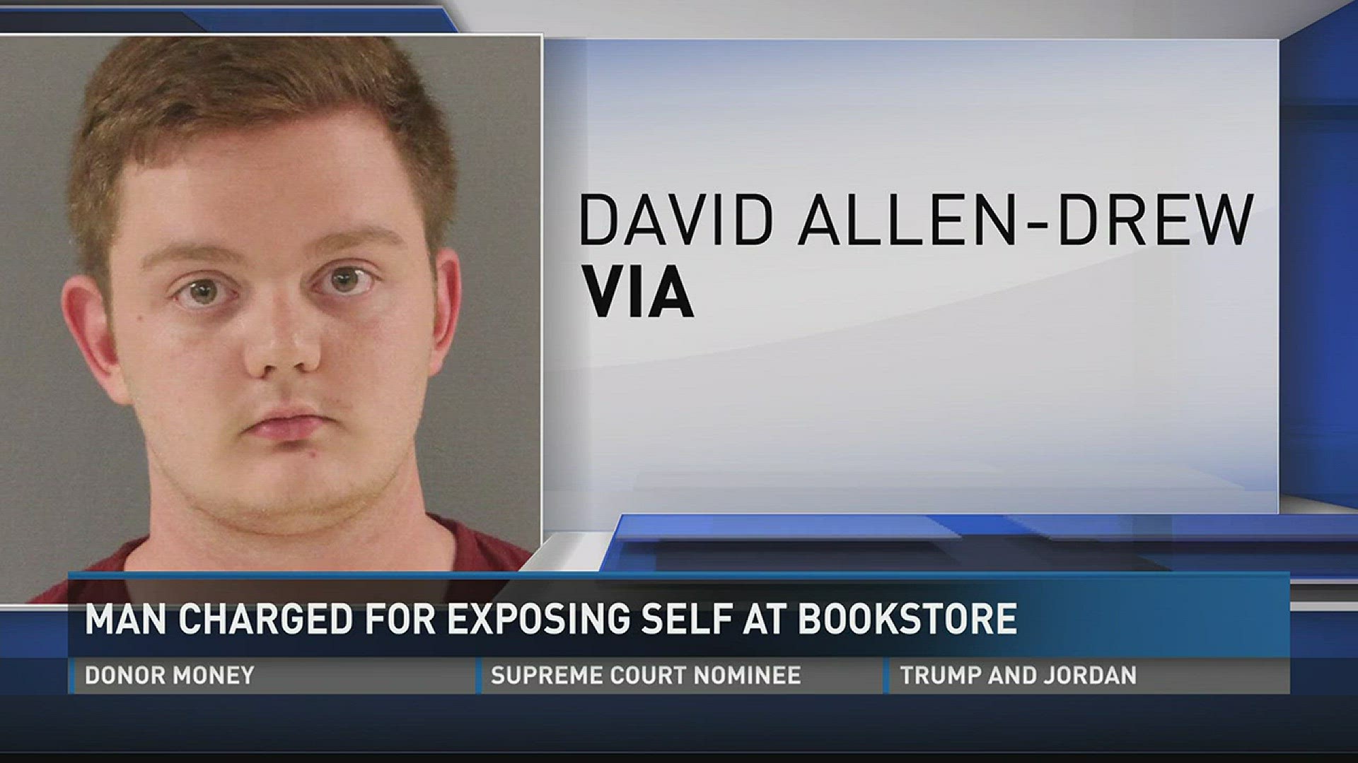 Man charged for exposing self at bookstore