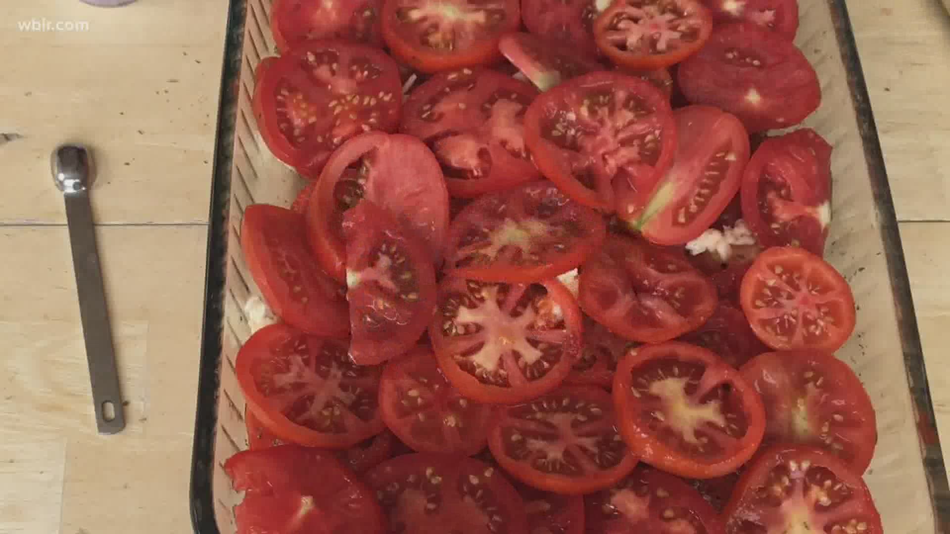 Jes Thomas shares a recipe for Fresh Tomato Gratin Stew. Aug. 27, 2020-4pm.