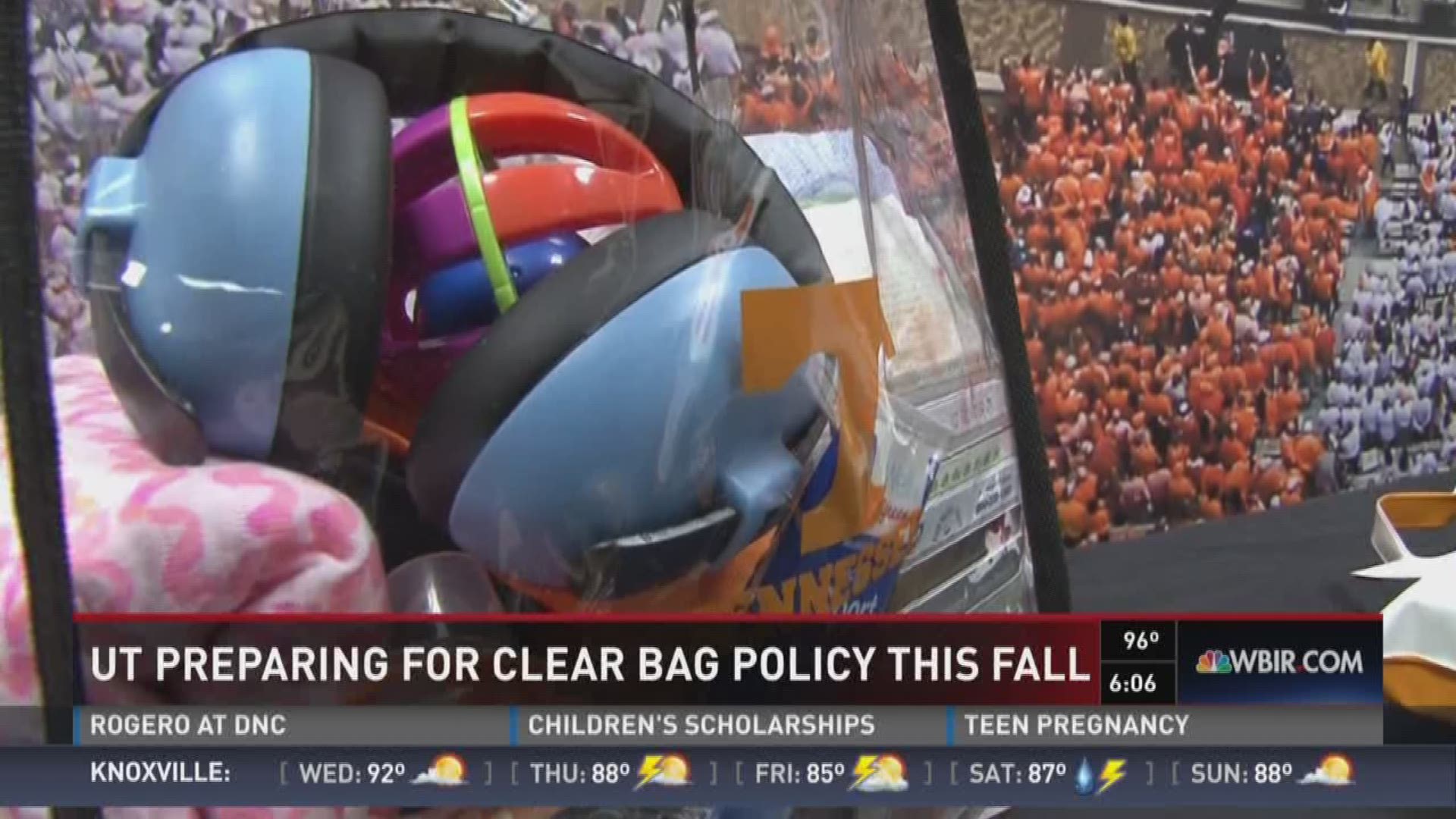 UT fans won't be able to bring in anything but a clear bag to events after recent changes.