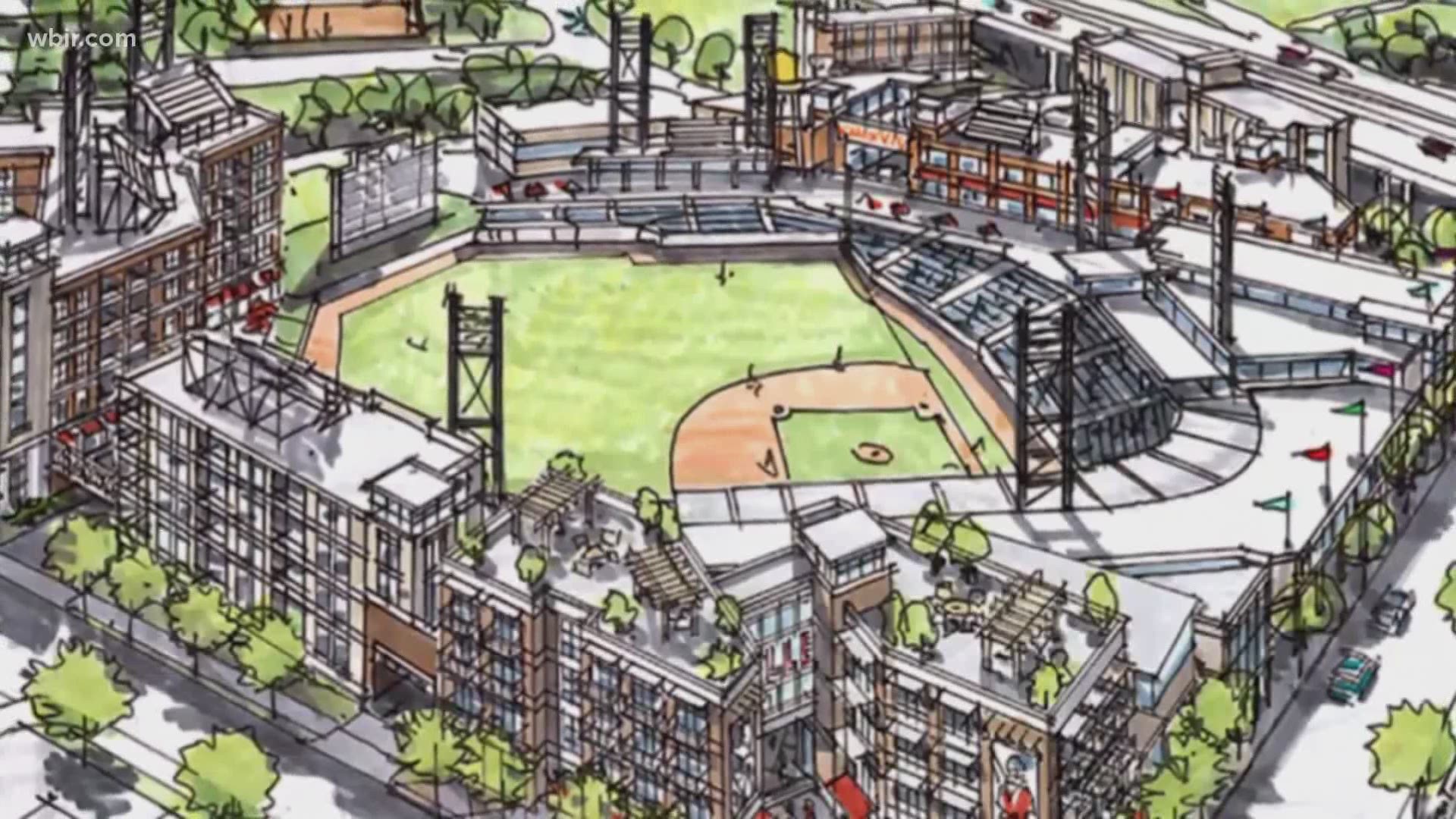 A professional soccer team heading to Knoxville is showing interest in playing inside a new stadium downtown.