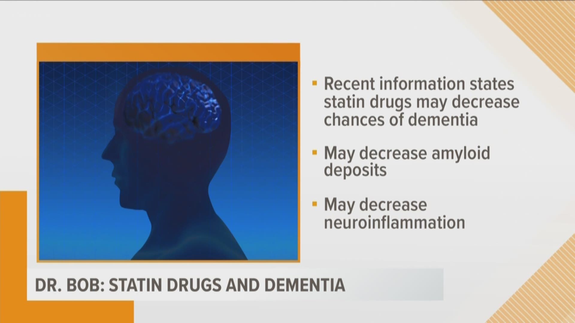 Dr. Bob talks about how statin drugs can help elderly adults after they've suffered a fall.