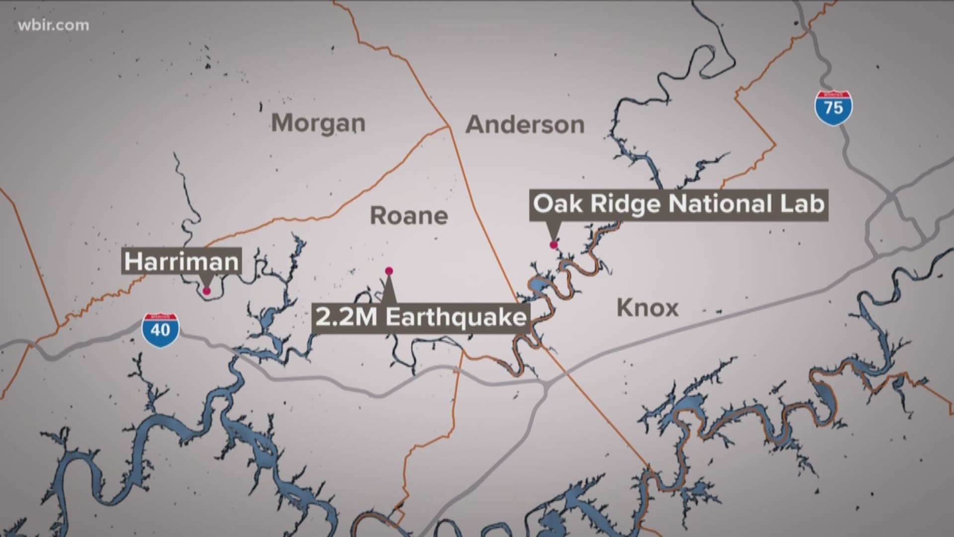 2.2 magnitude earthquake recorded in Coalfield, Tennessee