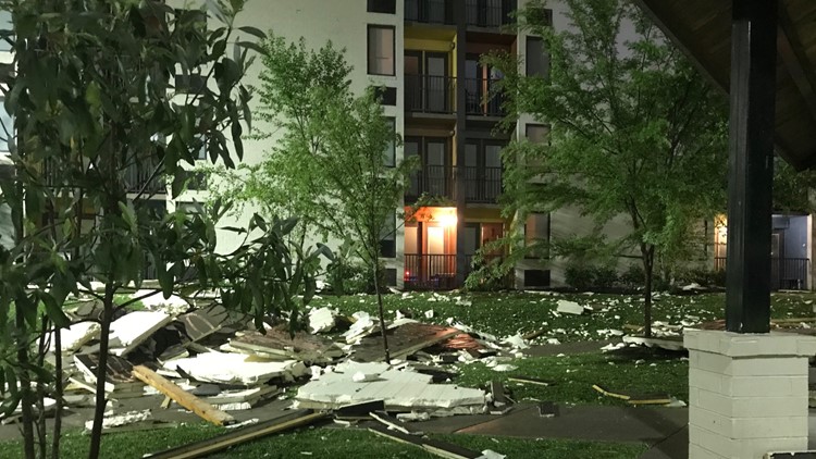 Red Cross Helps Families Displaced After Roof Blown Off 1100 Studio ...