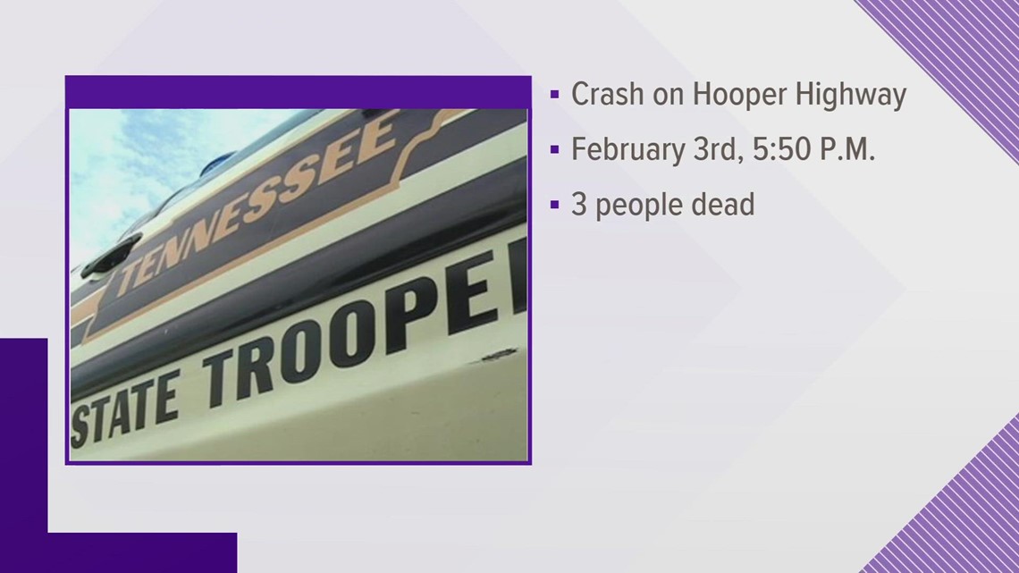 THP: Three dead after car crash in Cocke Co.
