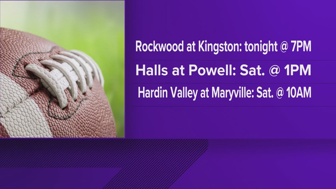 Many high school football games rescheduled this week