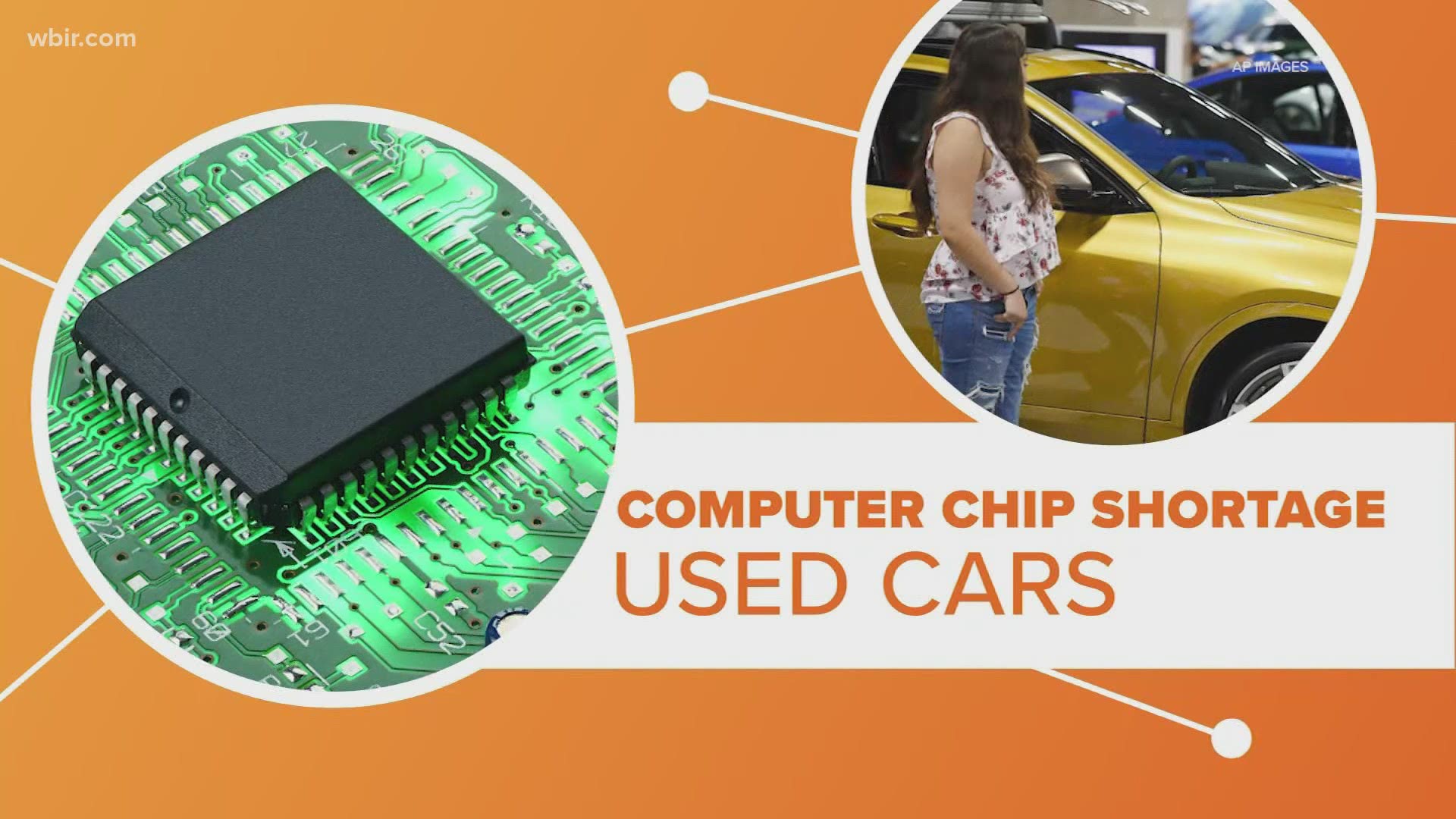 A shortage of computer chips means you could be paying higher prices for used cars. Let's connect the dots.