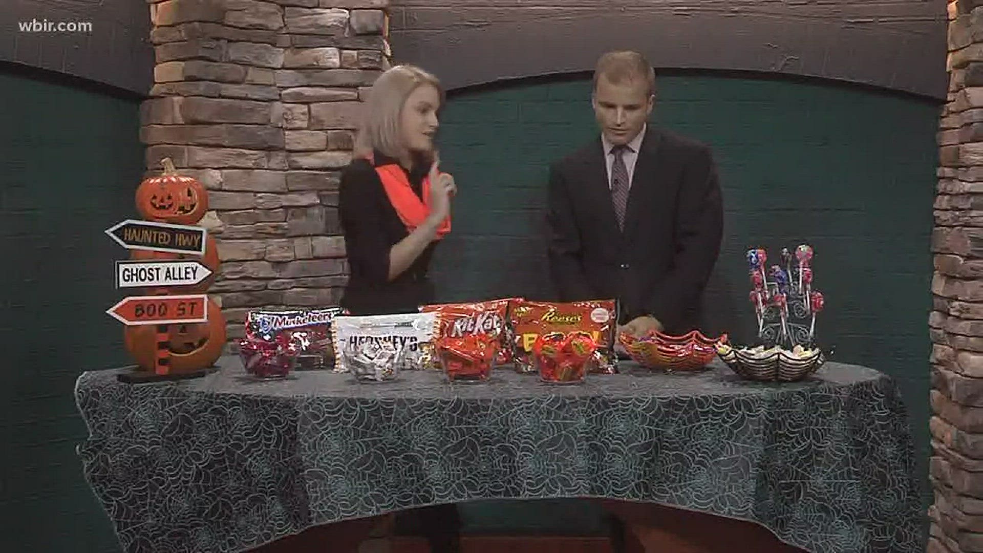 Oct. 25, 2017: UT retail professor Michelle Childs shares the new trends in Halloween candy.
