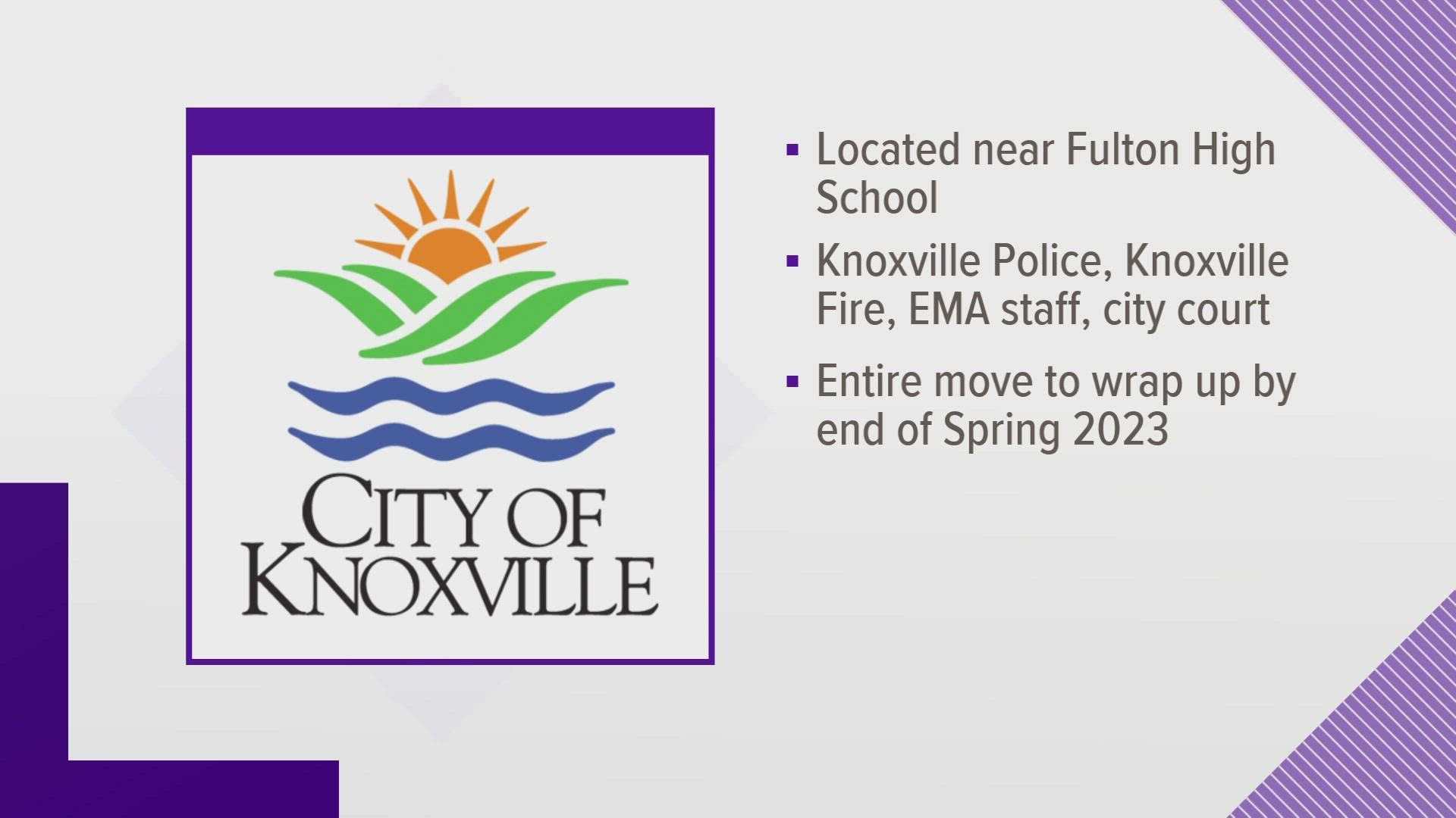 Knoxville leaders said that after KFD moves into the new complex, they will be joined by the Knoxville Police Department, City Court, and the backup E-911 center.