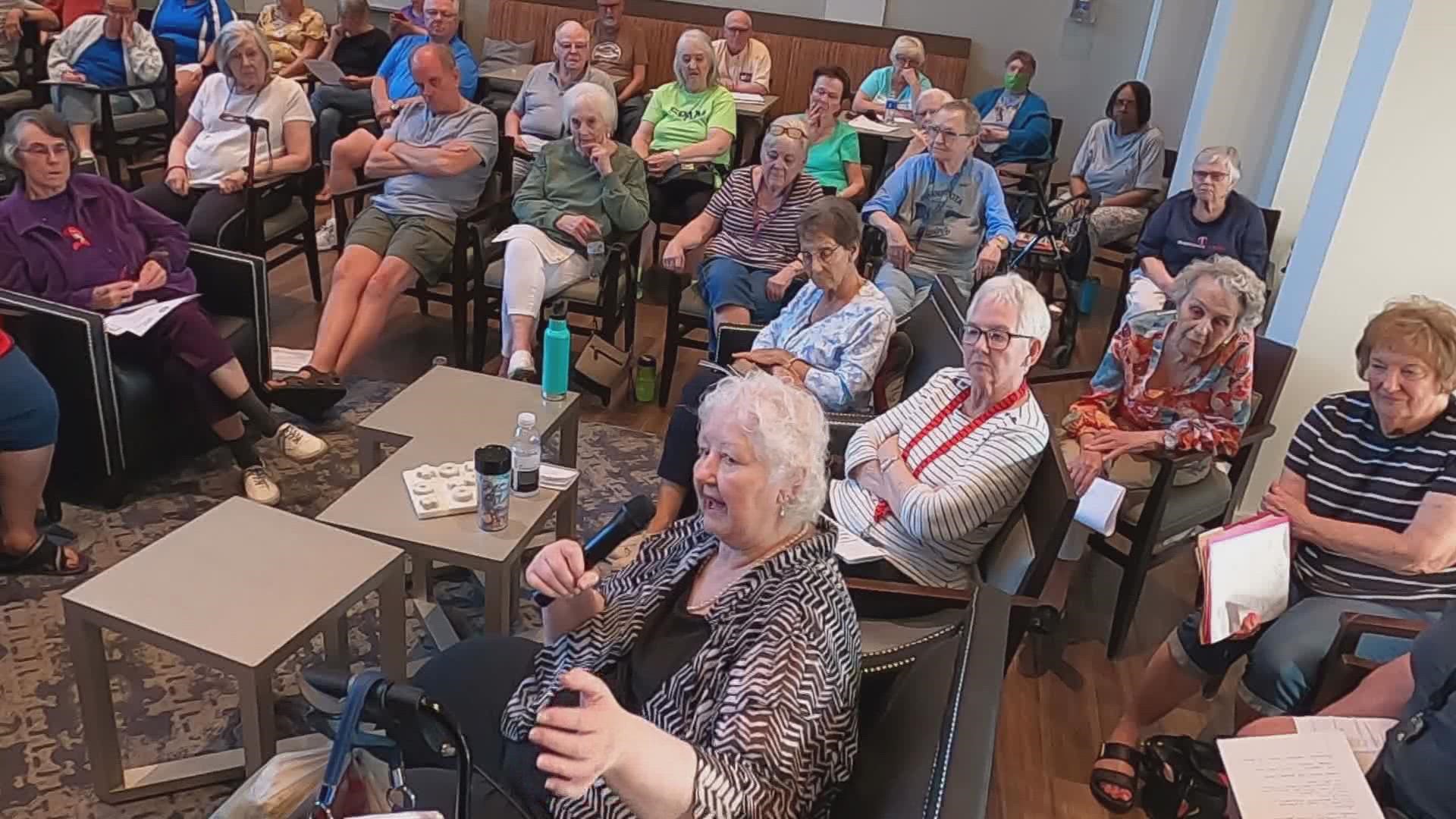 On Thursday, AARP hosted a round table discussion with the city of Knoxville about how senior adults face homelessness because of the lack of affordable housing.