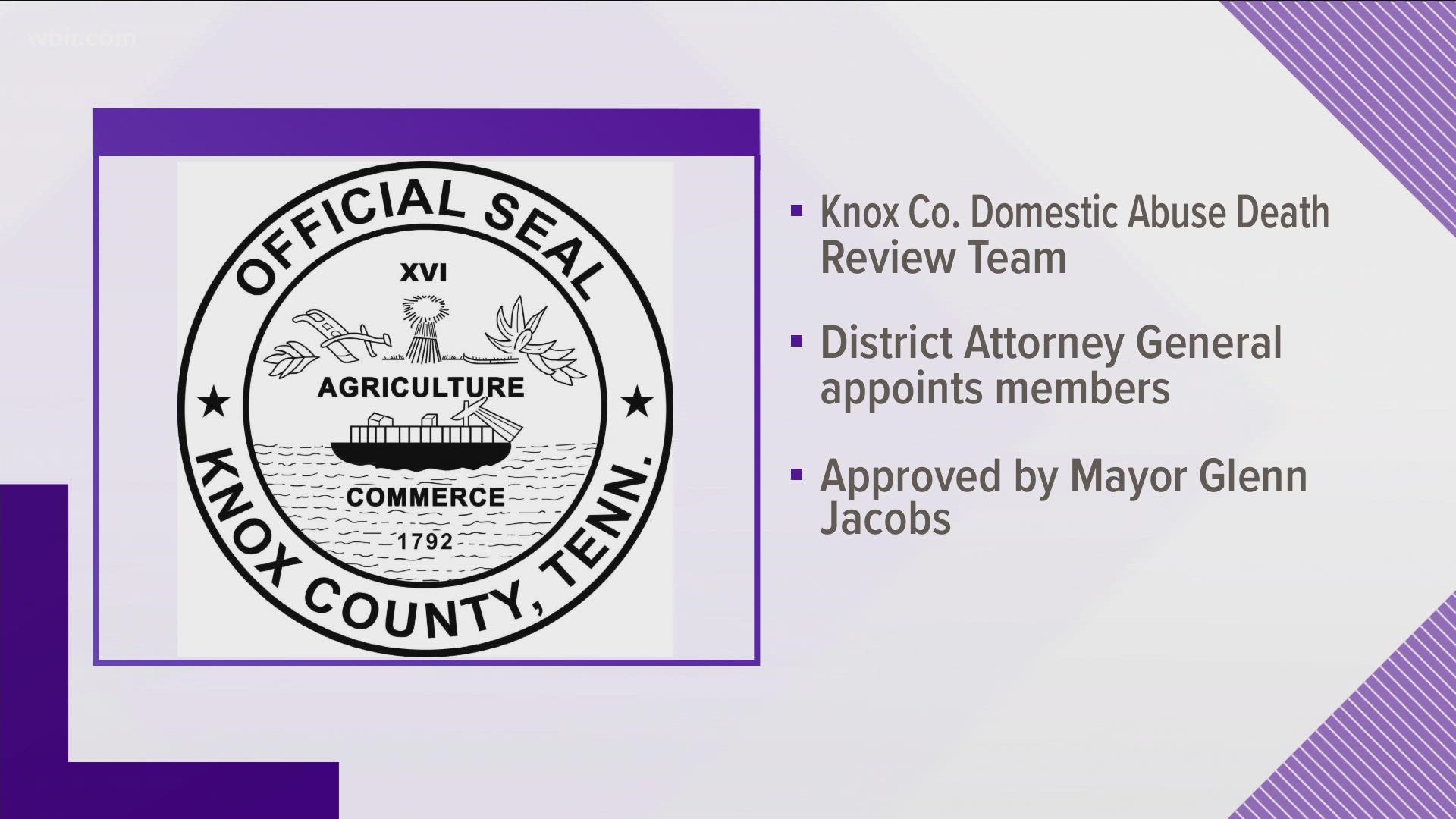 A new team will identify and review domestic abuse deaths in Knox County.