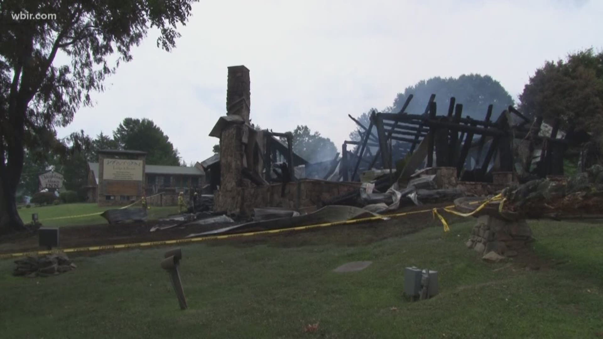 The Blount County Sheriff's Office says on one was hurt after an overnight fire the Tremont Lodge and Resort's event center in Townsend.