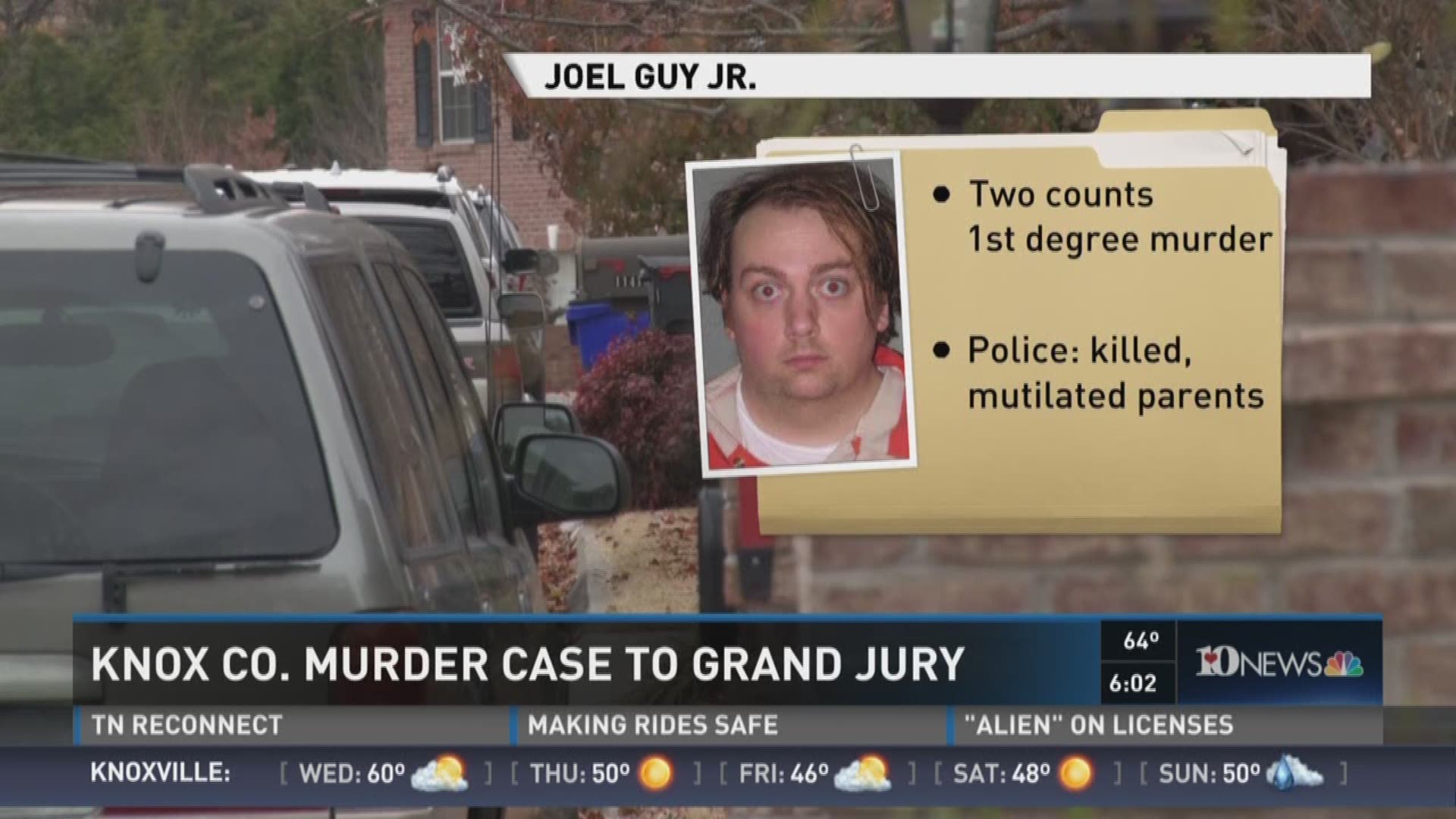 Jan. 31, 2017: The case against a Knox County man accused of killing and mutilating his parents is bound over to a grand jury.