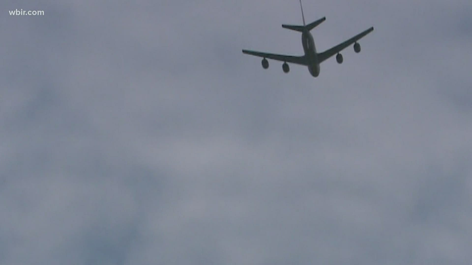 National Guard air crews honored nurses with flyovers across East Tennessee.