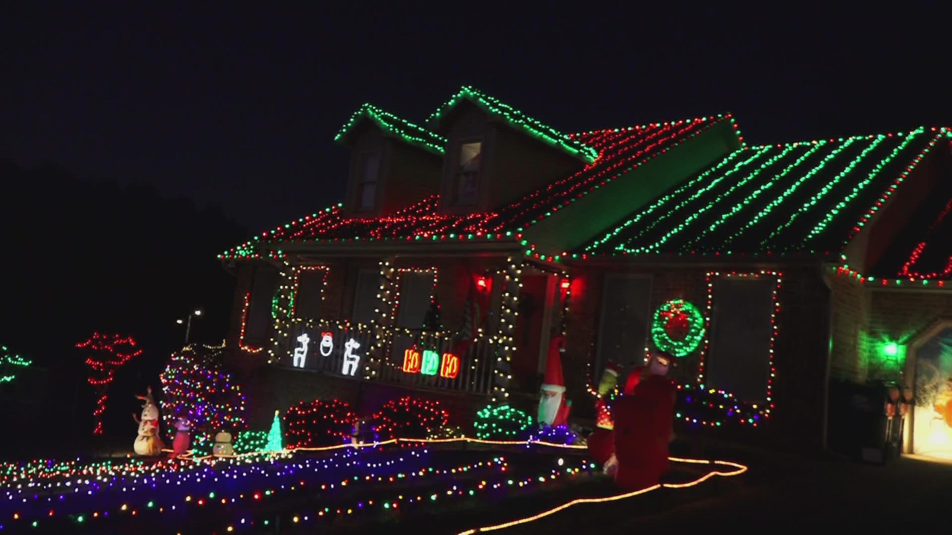 The Saunders home pulled out all the stops this Christmas season! We look into why they shine their lights every year.