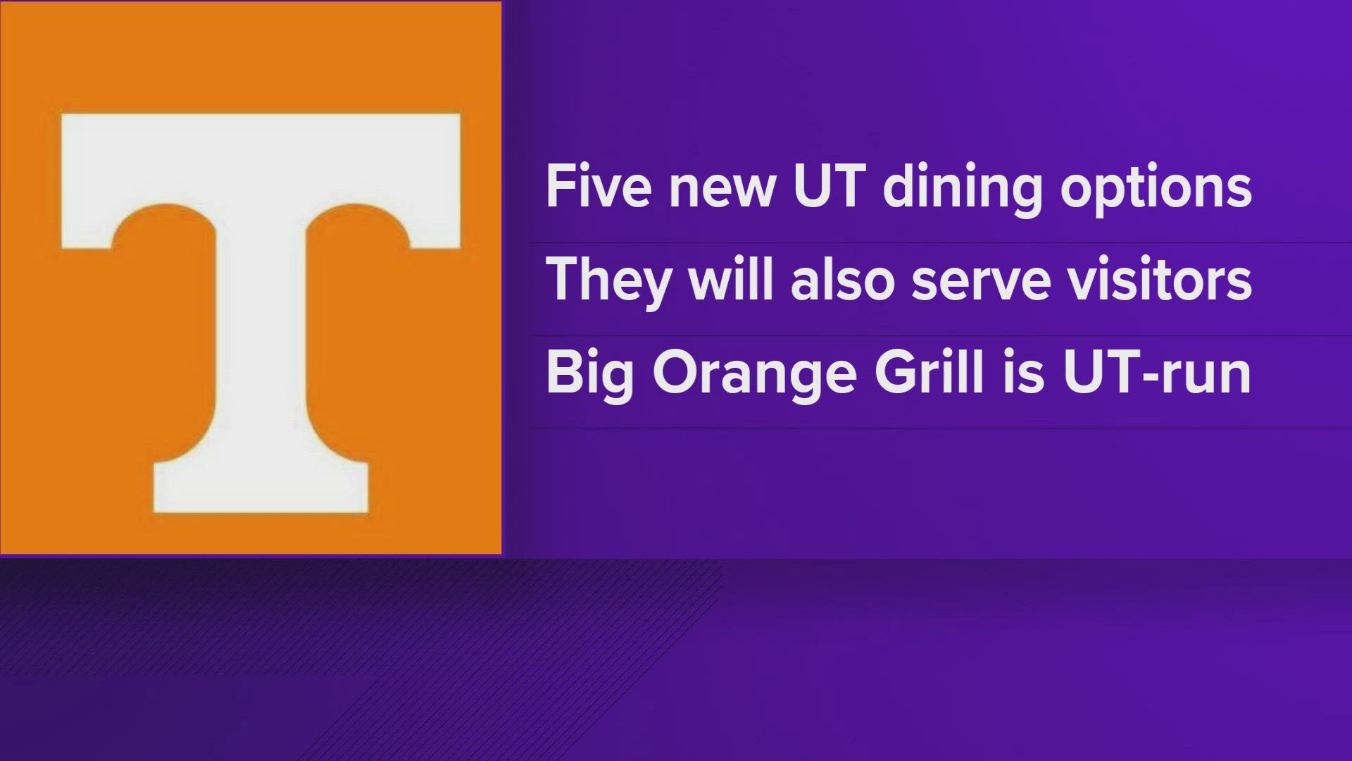 The University of Tennesee will expand its on-campus dining options with upcoming additions like an Indian restaurant, a donut shop and more.