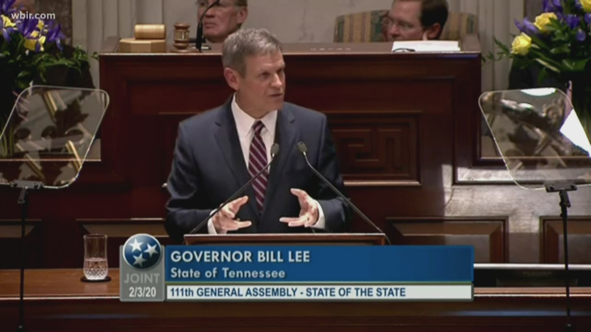 In his second State of the State message, Tennessee Governor Bill Lee promised a new starting salary and raise for teachers.