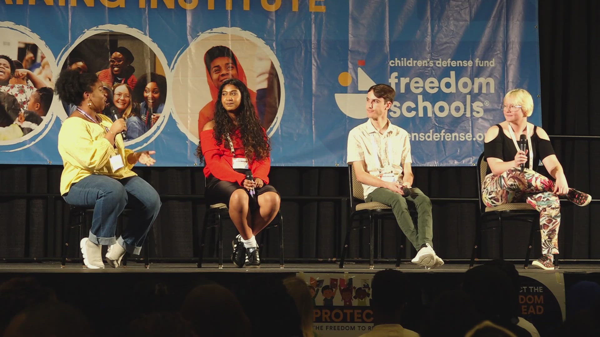 The event held a community teach-in as well as a march to promote reading.