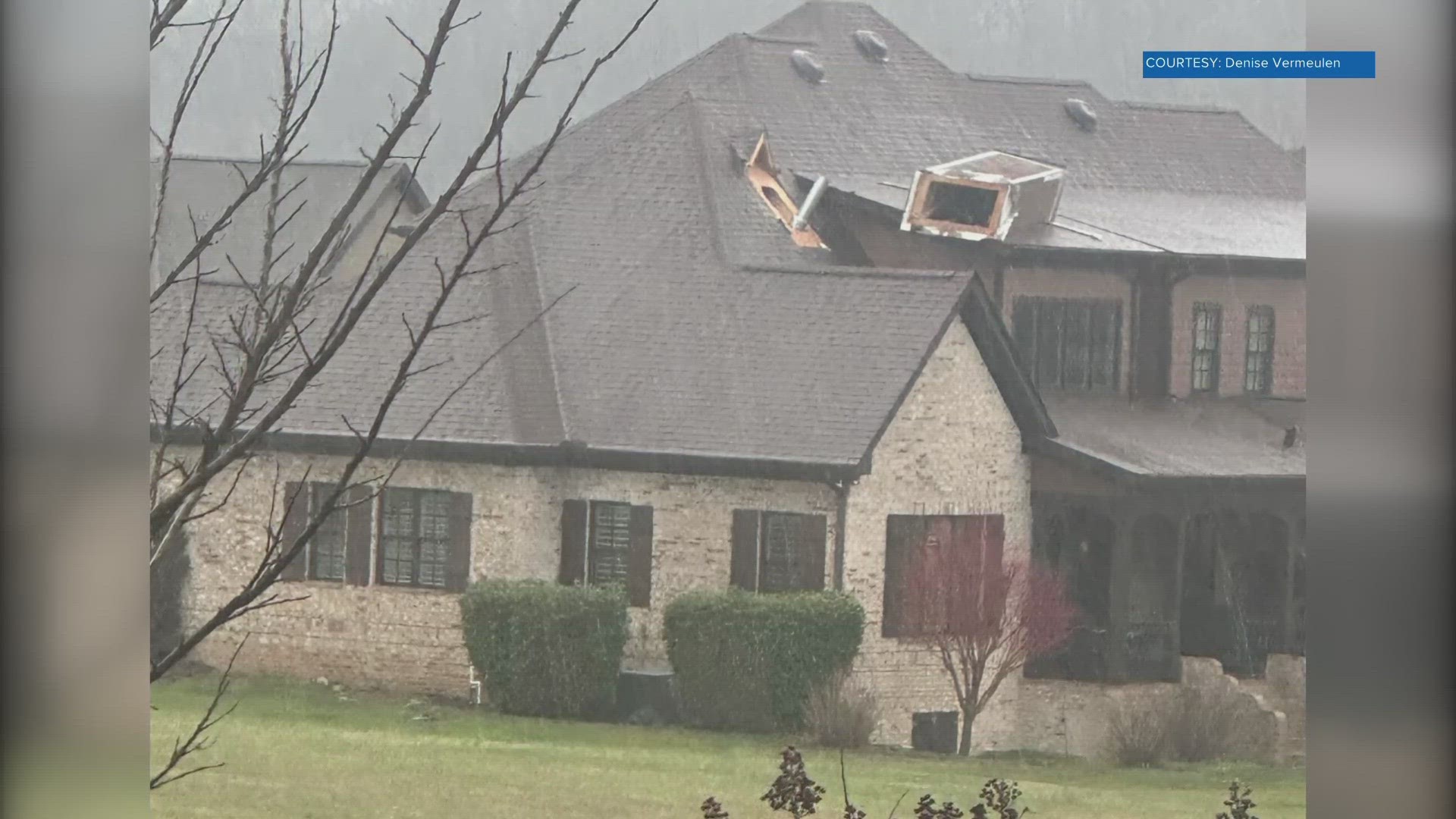 Several roads throughout East Tennessee were flooded and blocked due to downed trees.