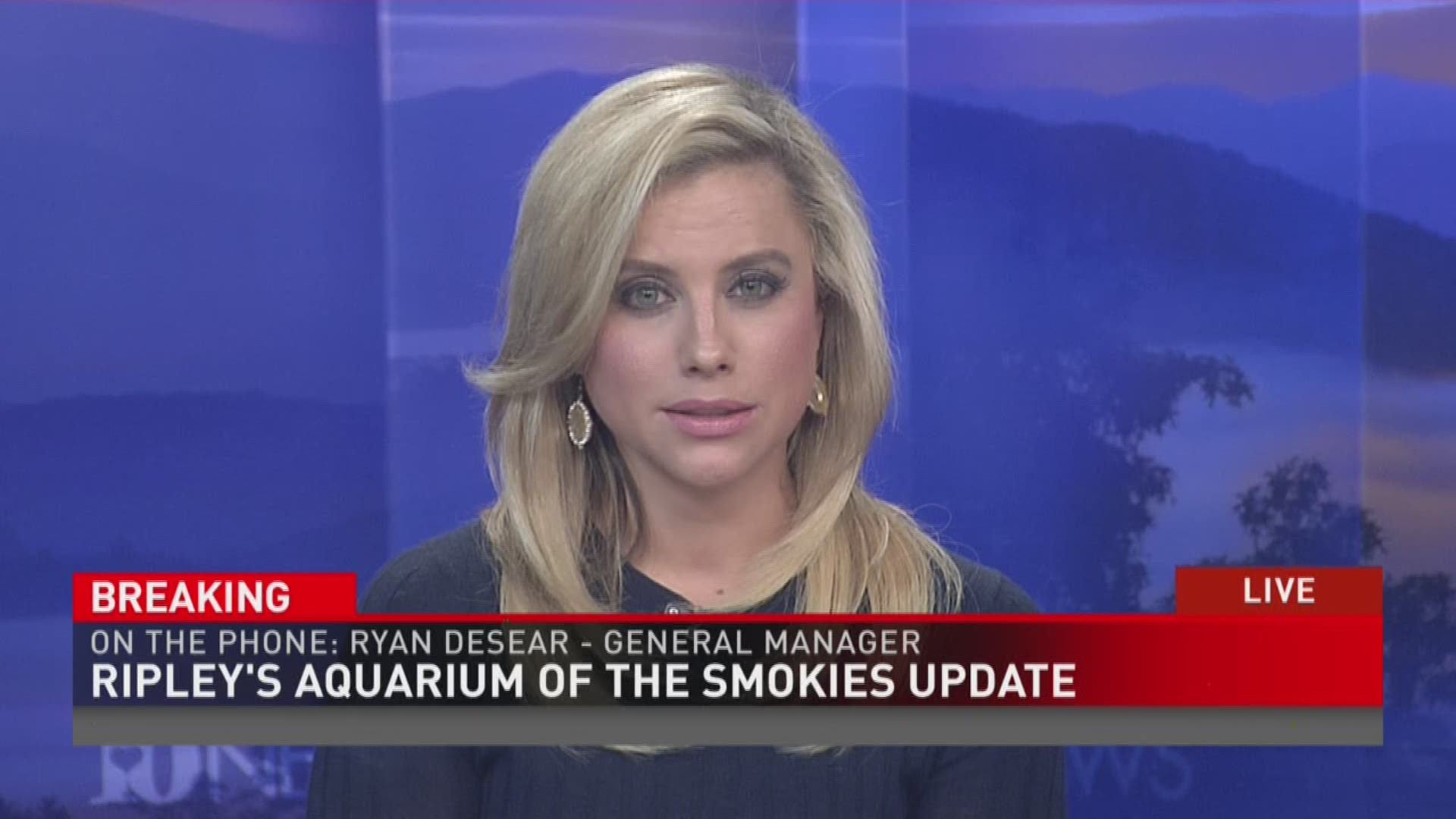 The general manager of Ripley's Aquarium of the Smokies offered an update at 3 p.m. on Nov. 29, 2016.