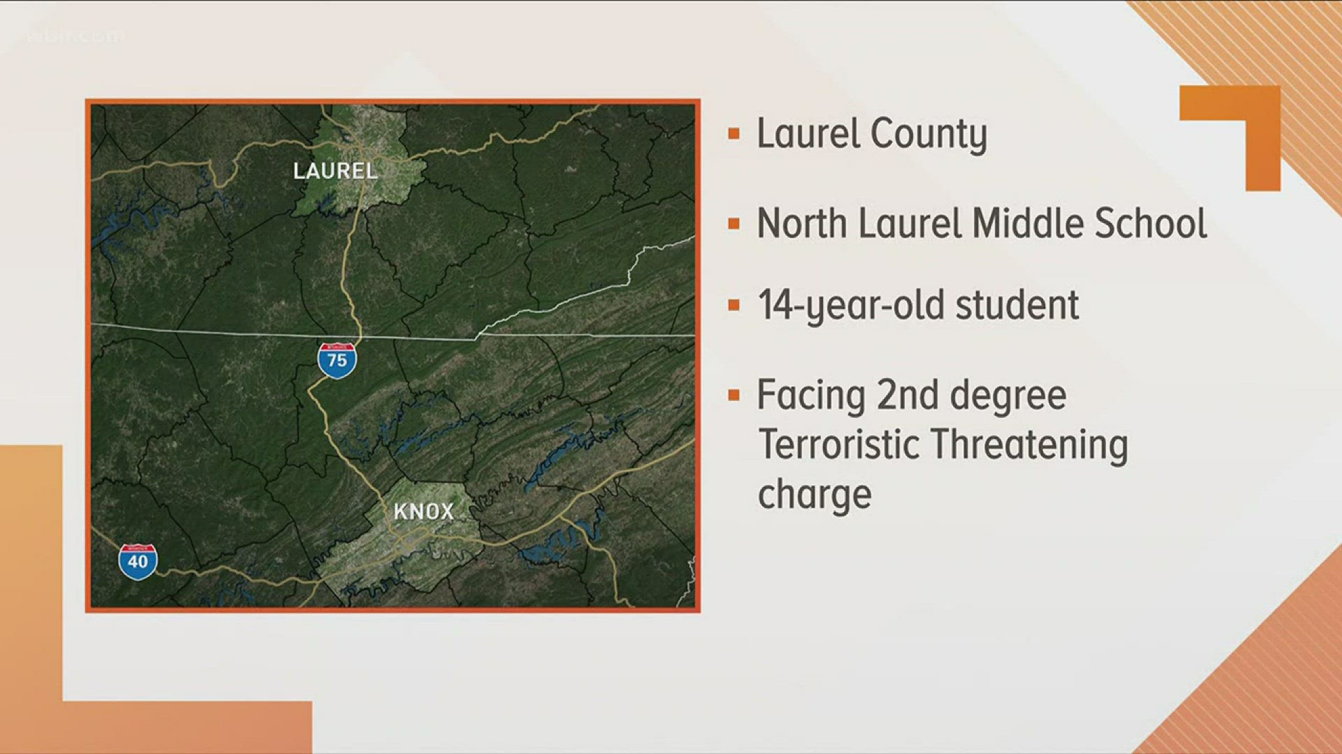 Kentucky State Police said they arrested a 14-year-old boy who threatened to shoot up a Laurel County middle school on social media.