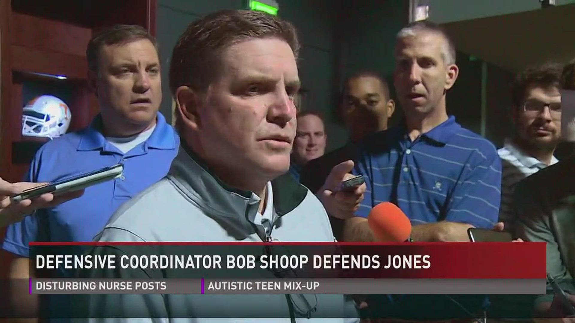 Vols defensive coordinator Bob Shoop defends head coach Butch Jones after loss to Florida.