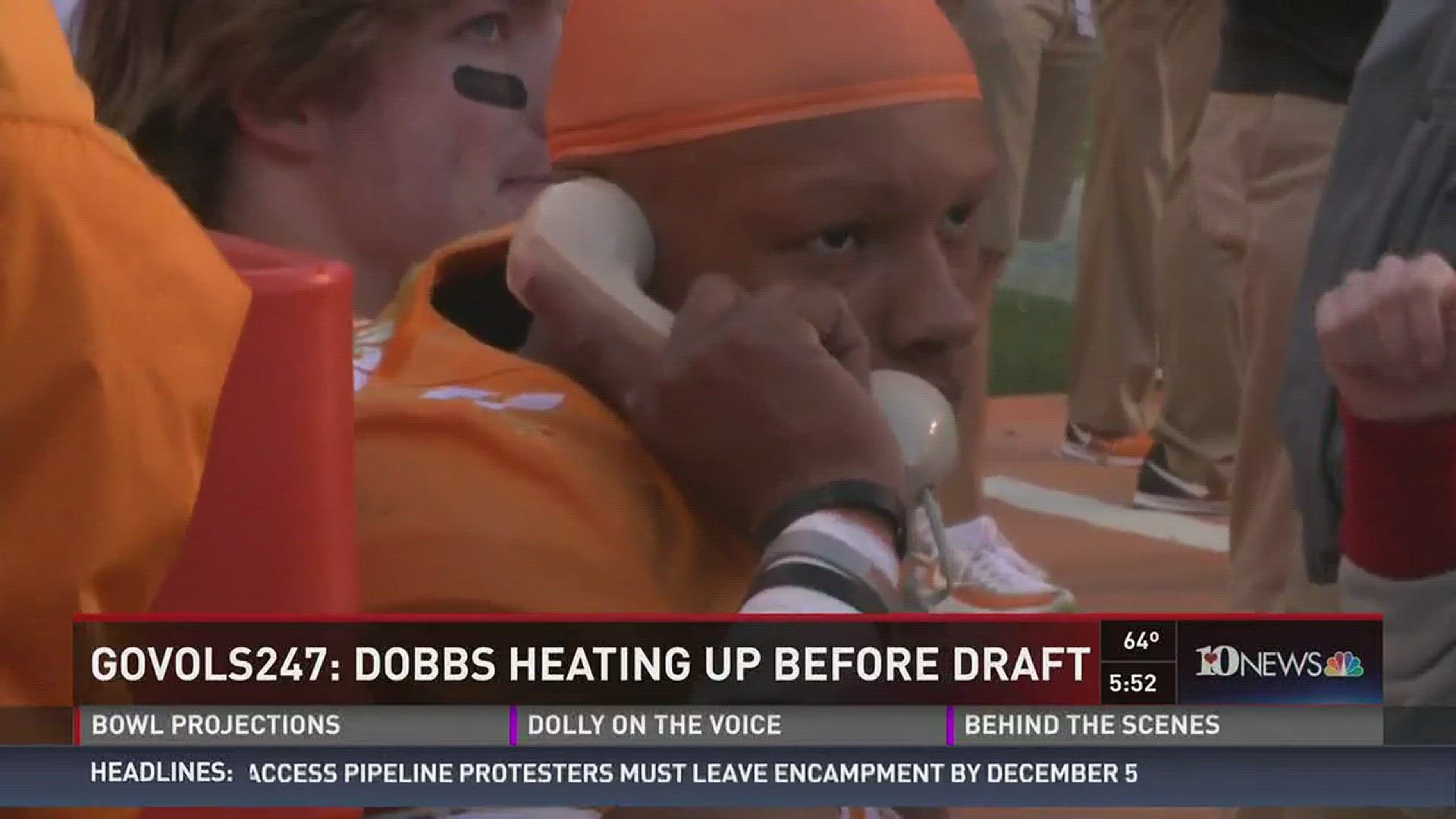 Former Tennessee assistant coach Kippy Brown says "without a doubt" Josh Dobbs will make it in the NFL.