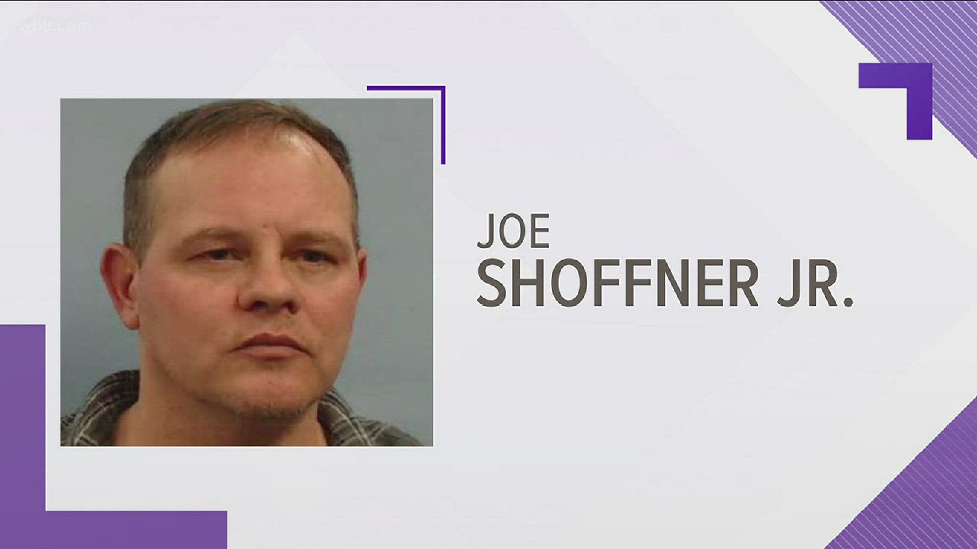 Joe Shoffner, Jr. faces the felony charge and a lesser misdemeanor count involving "extreme provocative contact," according to the Morgan County Court Clerk's Office.