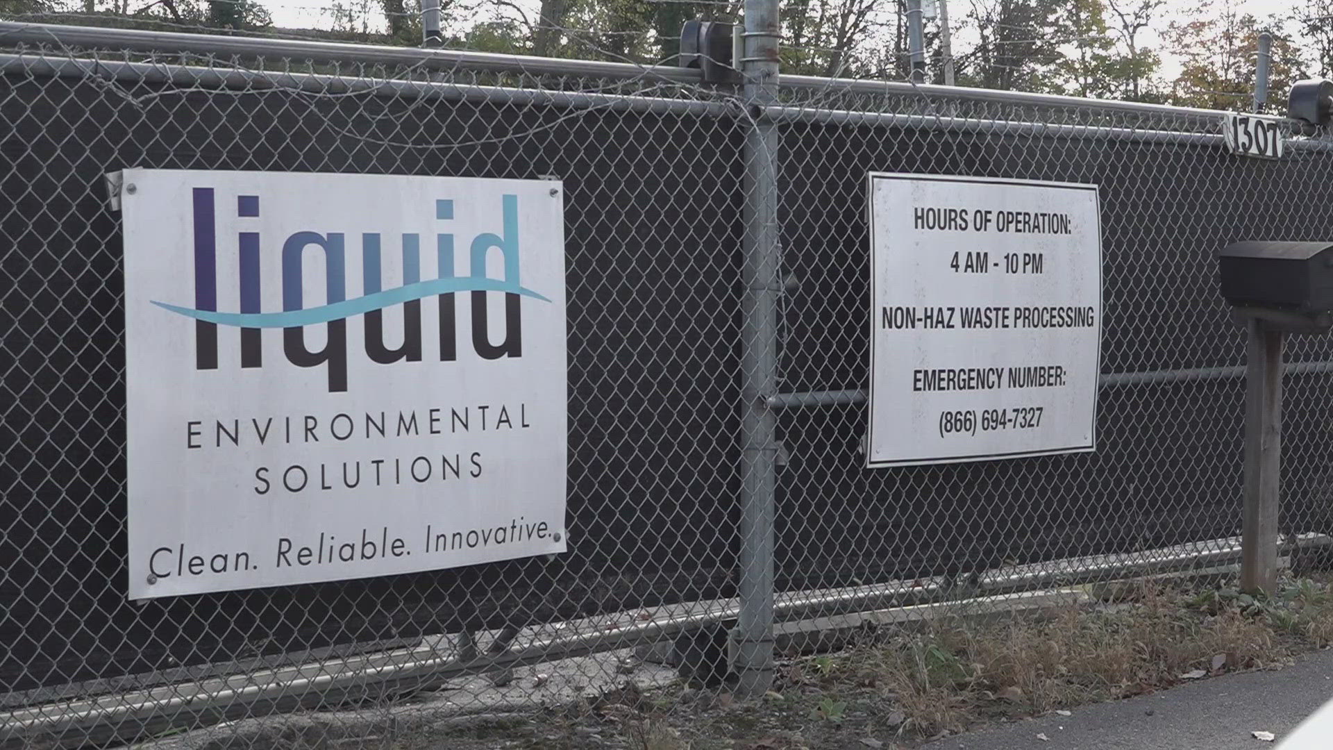 The company said it feels the city misinterpreted a code over its outdoor storage tanks. Neighbors said the grease facility reeks and emits a rancid odor.