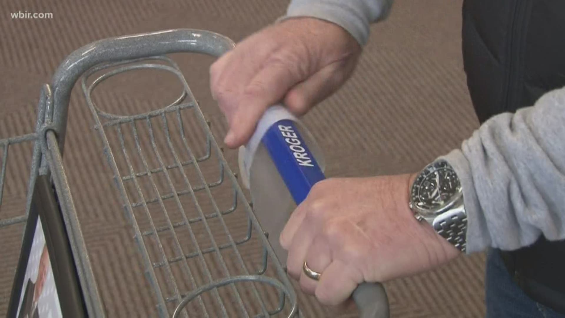 Many stores now provide disinfectant wipes to help decrease germs on shopping carts. Does it really work?