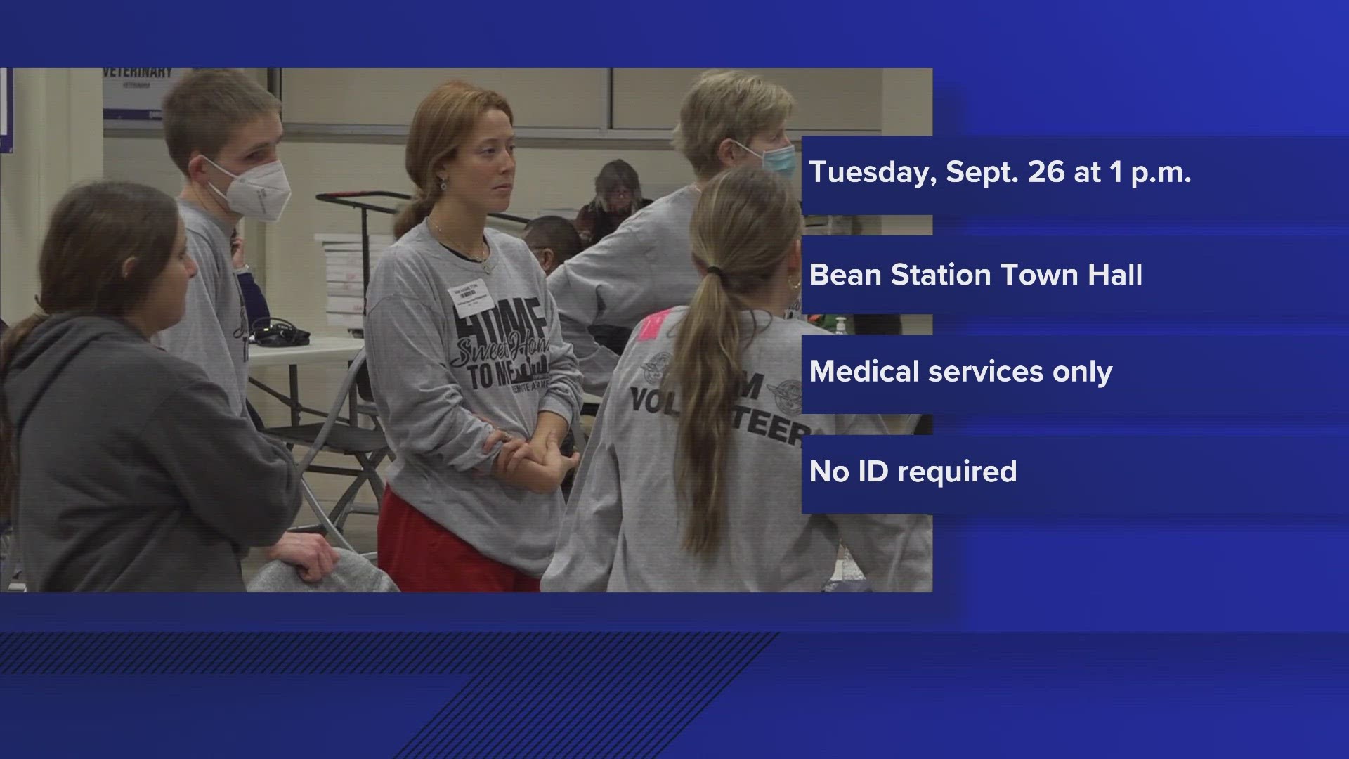 The free telehealth mobile clinic will give medical services aboard RAM's Telehealth Truck at Bean Station Town Hall.