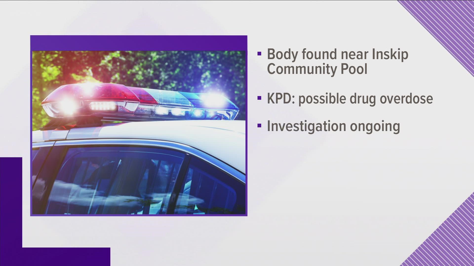 Police say that an early investigation points to a possible overdose.