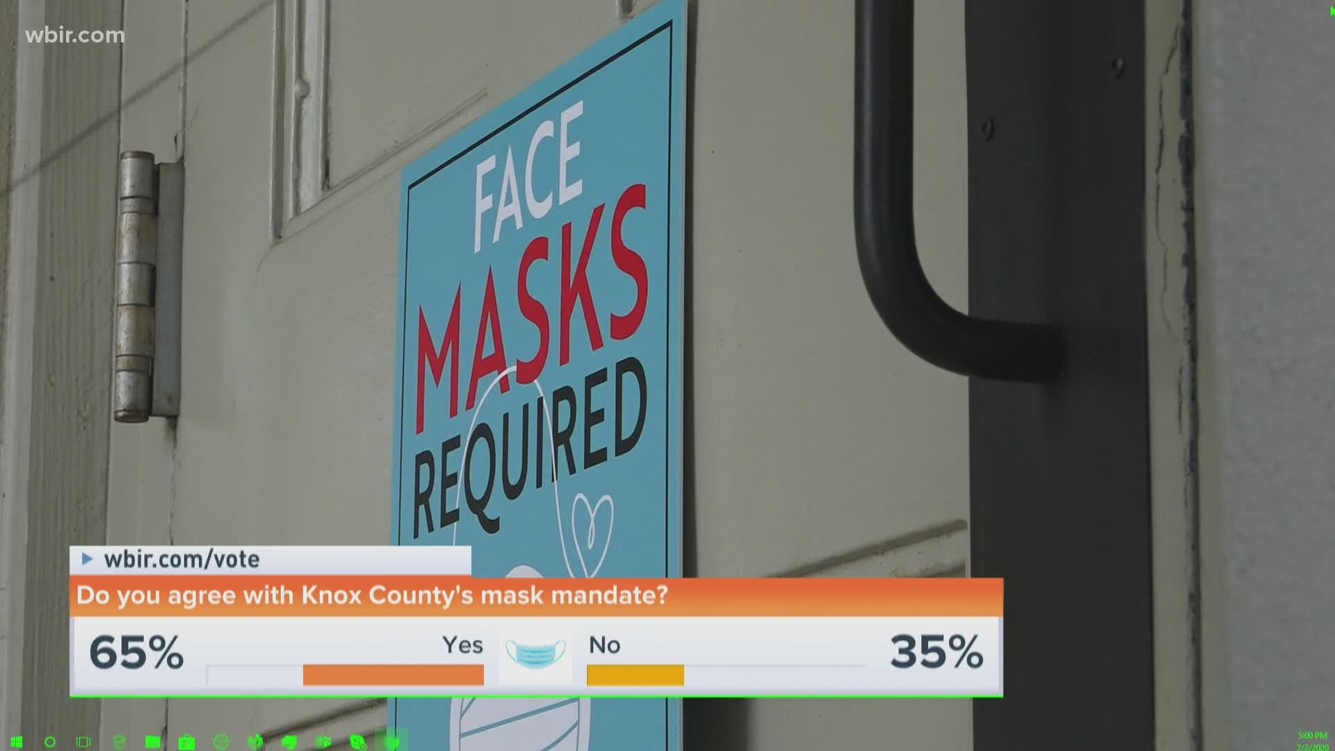 Knox County Sheriff Tom Spangler is questioning the constitutionality of a new order requiring the public to wear a mask in public spaces. We asked an expert.