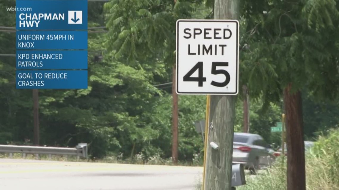 Knoxville lowers Chapman Highway speed limit