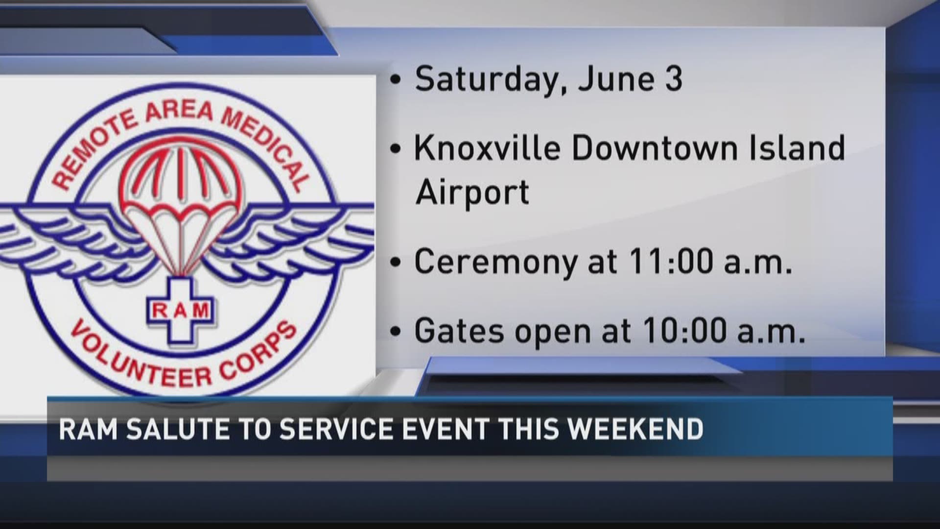Remote Area Medical honors active service members, Veterans, and their families who have sacrificed for the freedoms we enjoy every day. June 3, 2017 at Downtown Island Airport.11-2 PMPrice: Free