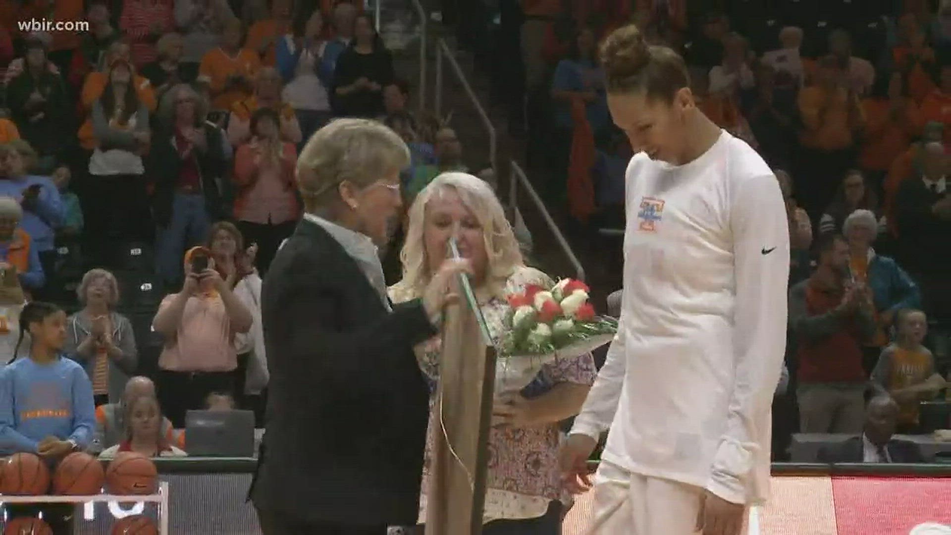 Mercedes Russell, Jaime Nared, and Kortney Dunbar all had special moments on Senior Day.