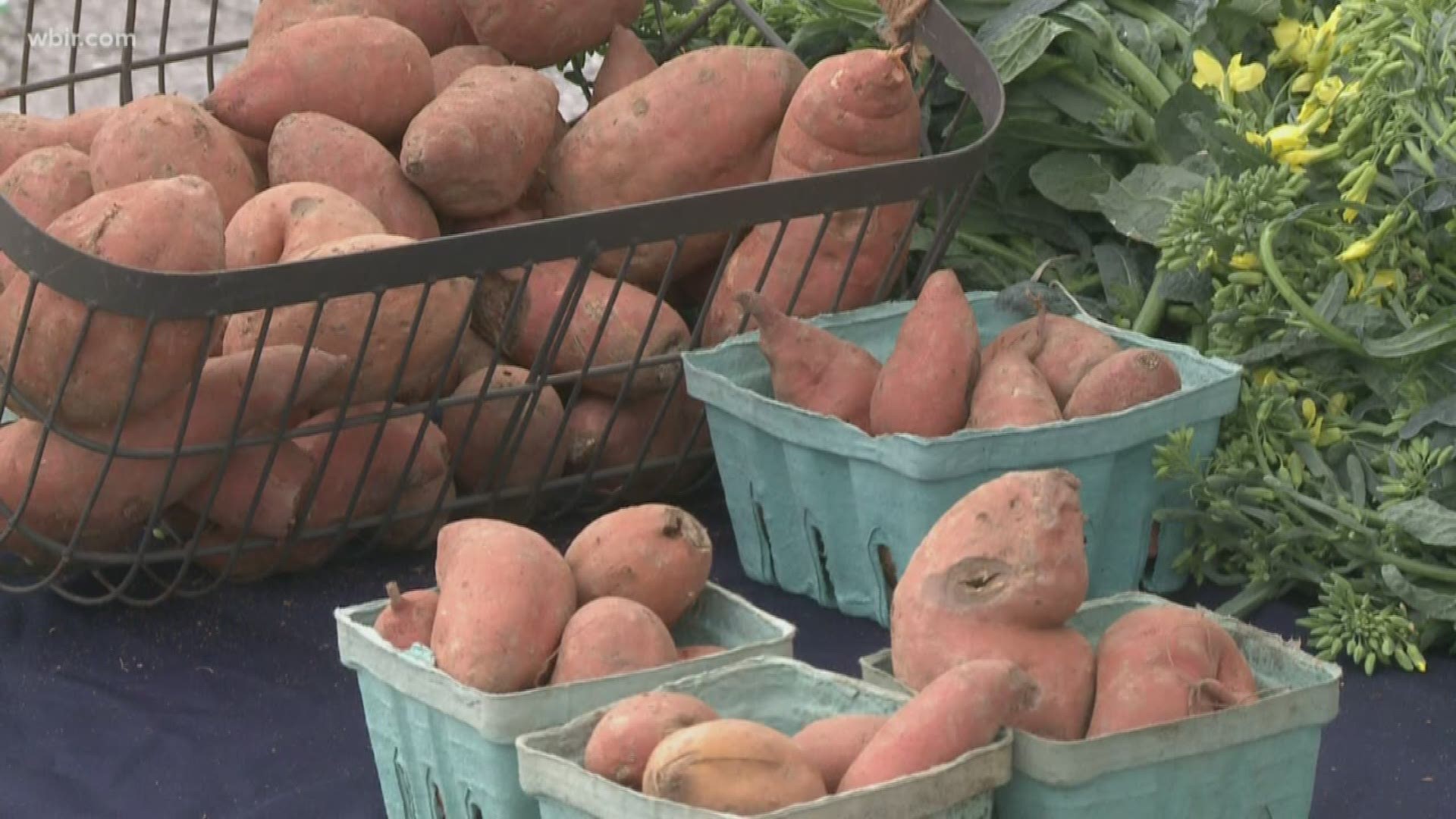 The Winter Farmer's Market moved outside to help feed people fresh vegetables and produce amid the coronavirus crisis.