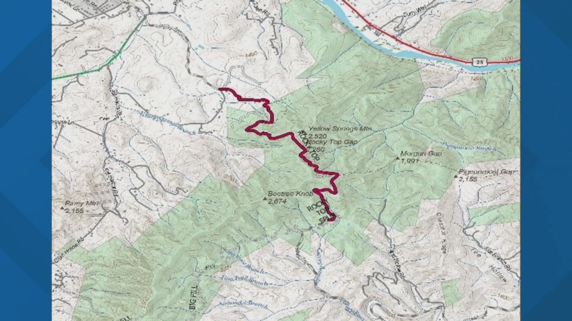 Forest rangers say storms have caused a lot of damage to three and a half miles of the road.