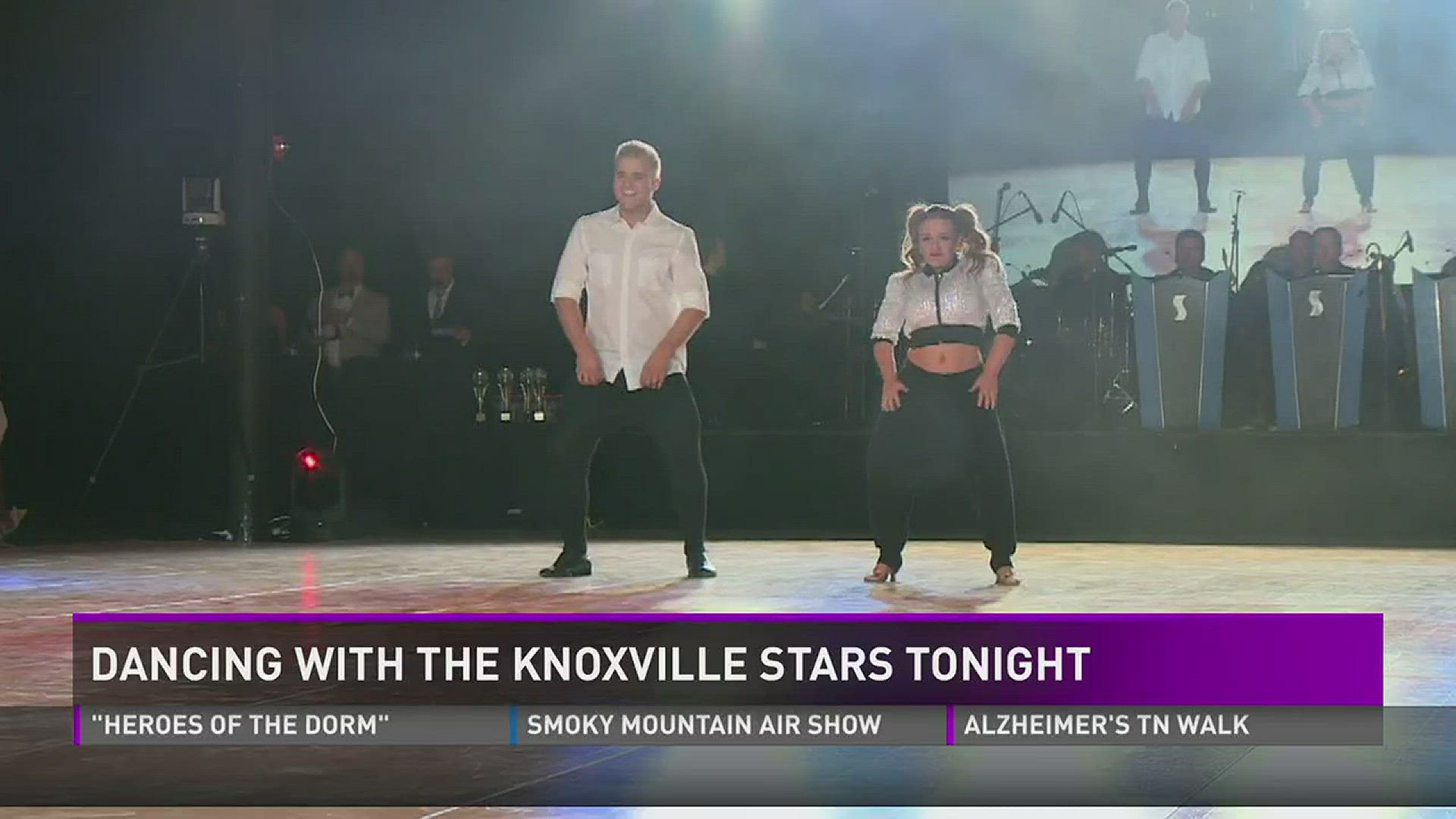 Our own Brandon Bates performs in Dancing with the Knoxville Stars