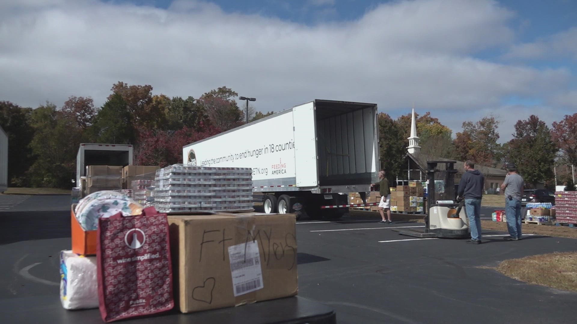 Local organizations, like Compassion Ministries and Second Harvest Food Bank, are coming together to support those affected by Hurricane Ian in Florida.