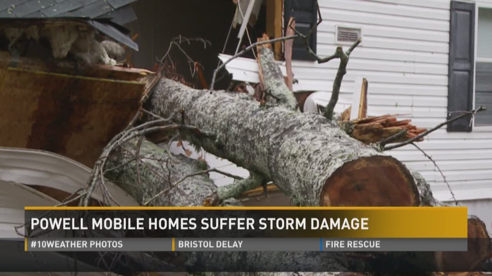 Powell mobile home community suffers severe storm damage