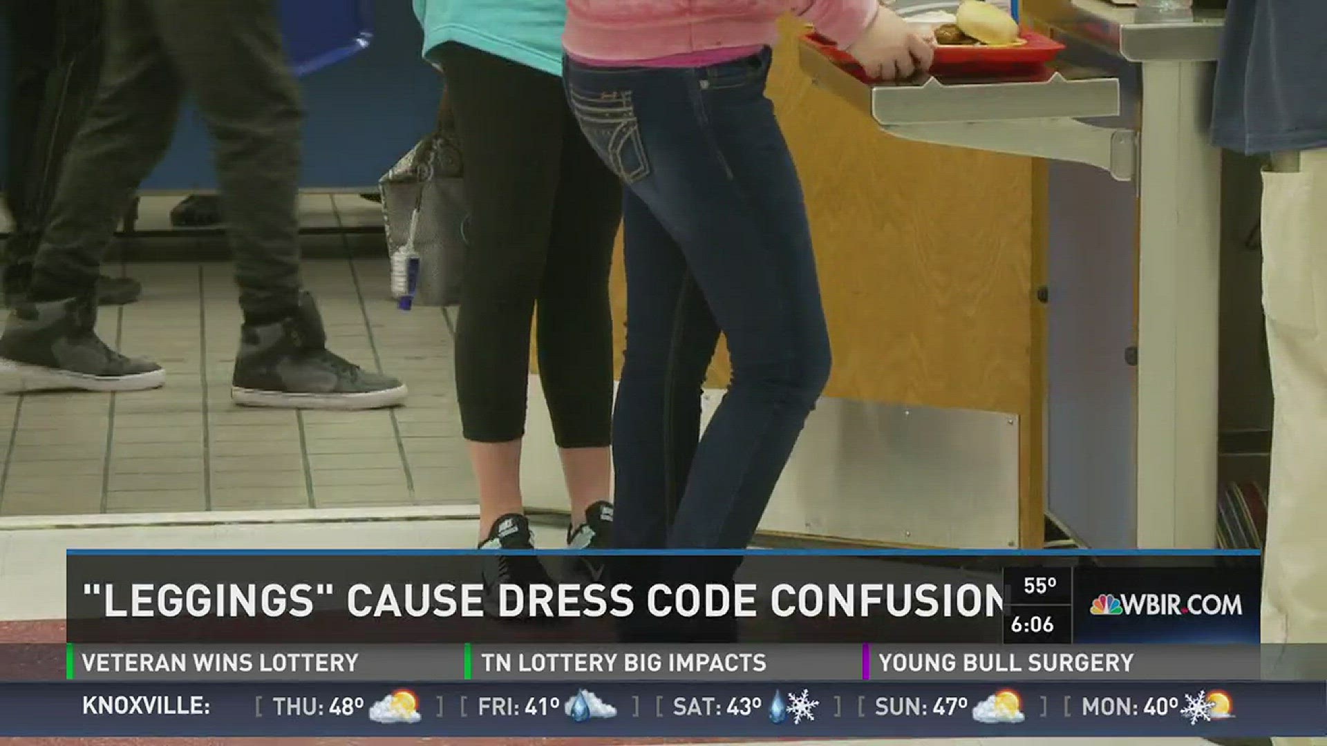 An East Tennessee school district is considering changing its dress code because of the leggings trend.