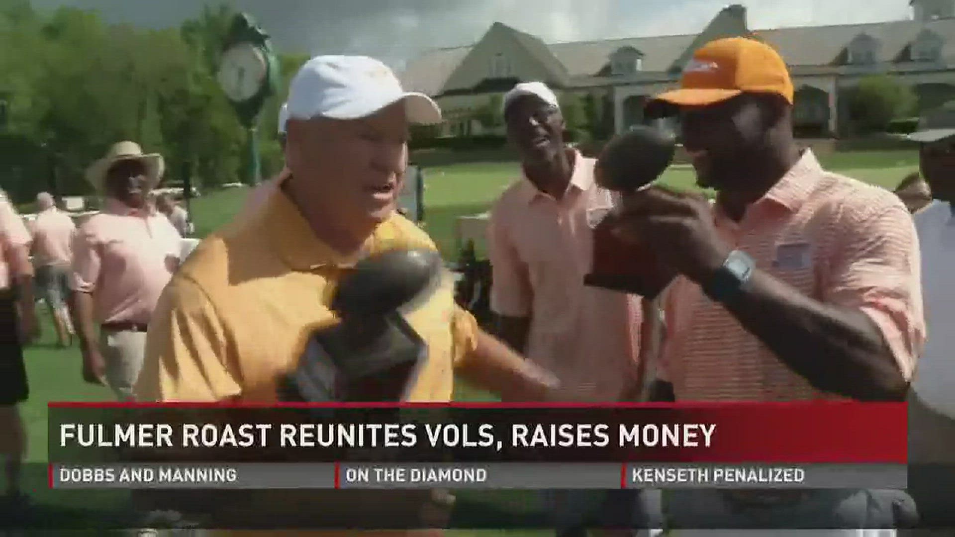 Phillip Fulmer is the subject of many jokes at a roast that reunites generations of Vols.